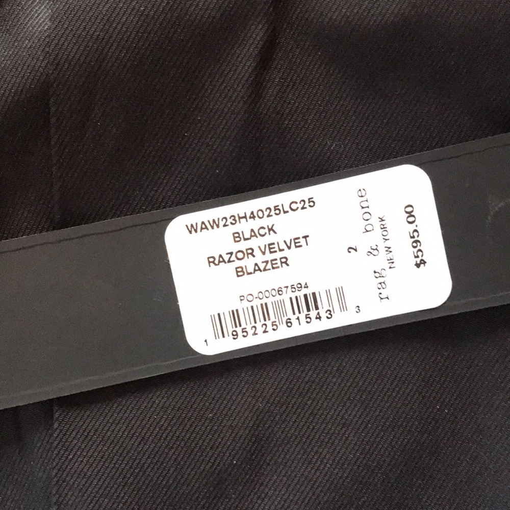 Rag & Bone Razor Velvet Blazer - Picture 11 of 14